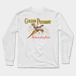 Golden Pleasant Sebewaing Beer Retro Defunct Breweriana Long Sleeve T-Shirt